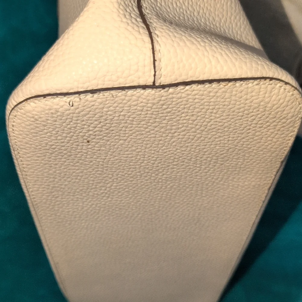 Arezzo Giorno Chic Cream Tote Bag with Braided Handles